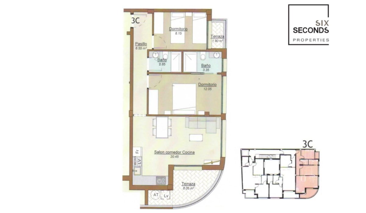 Revente - Appartement - Torrevieja - Playa del Cura