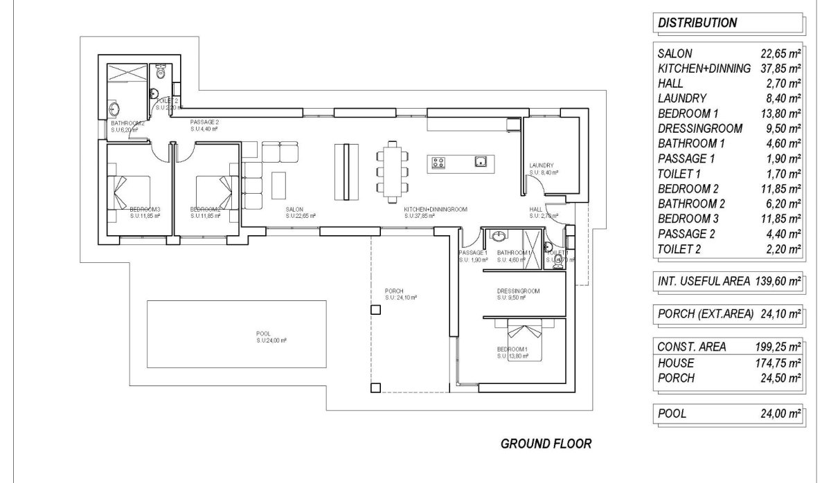 Nouvelle construction - Villa - Pinoso - Lel