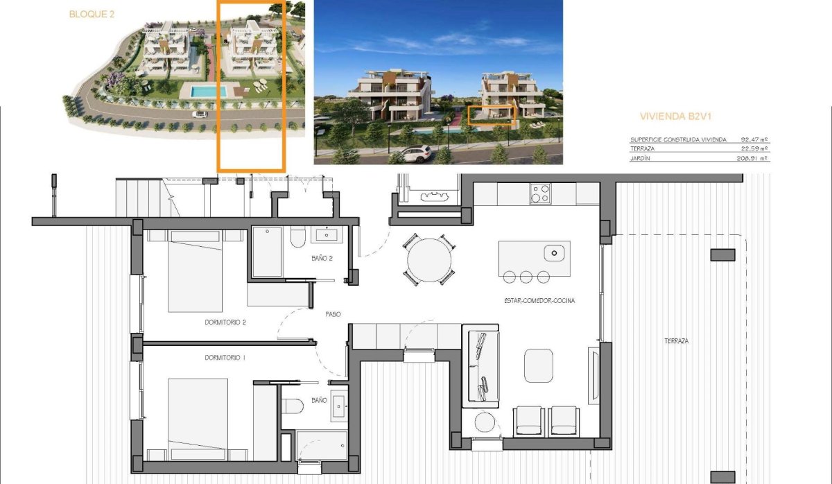 Nouvelle construction - Appartement - Fuente Álamo - Hacienda del Alamo