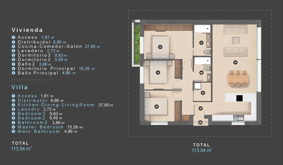 Nouvelle construction - Villa - Orihuela Costa - Las Filipinas