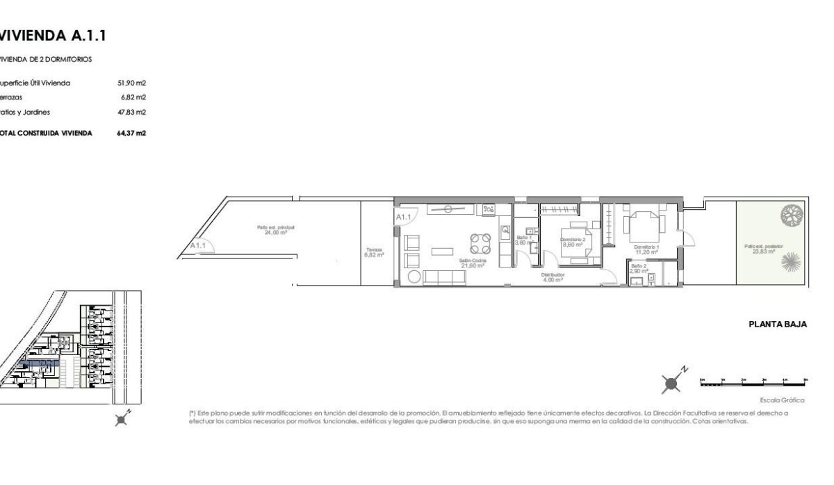 Nouvelle construction - Ground Floor Bungalow - Puerto de Mazarron - Playa Negra