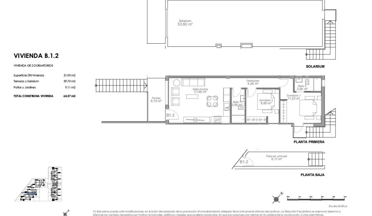 Nouvelle construction - Top Floor Bungalow - Puerto de Mazarron - Playa Negra