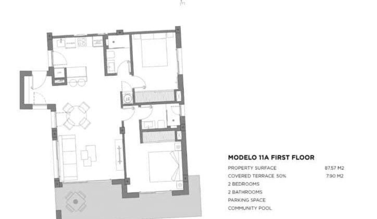 Nouvelle construction - Appartement - Los Alcazares - Parque Diana