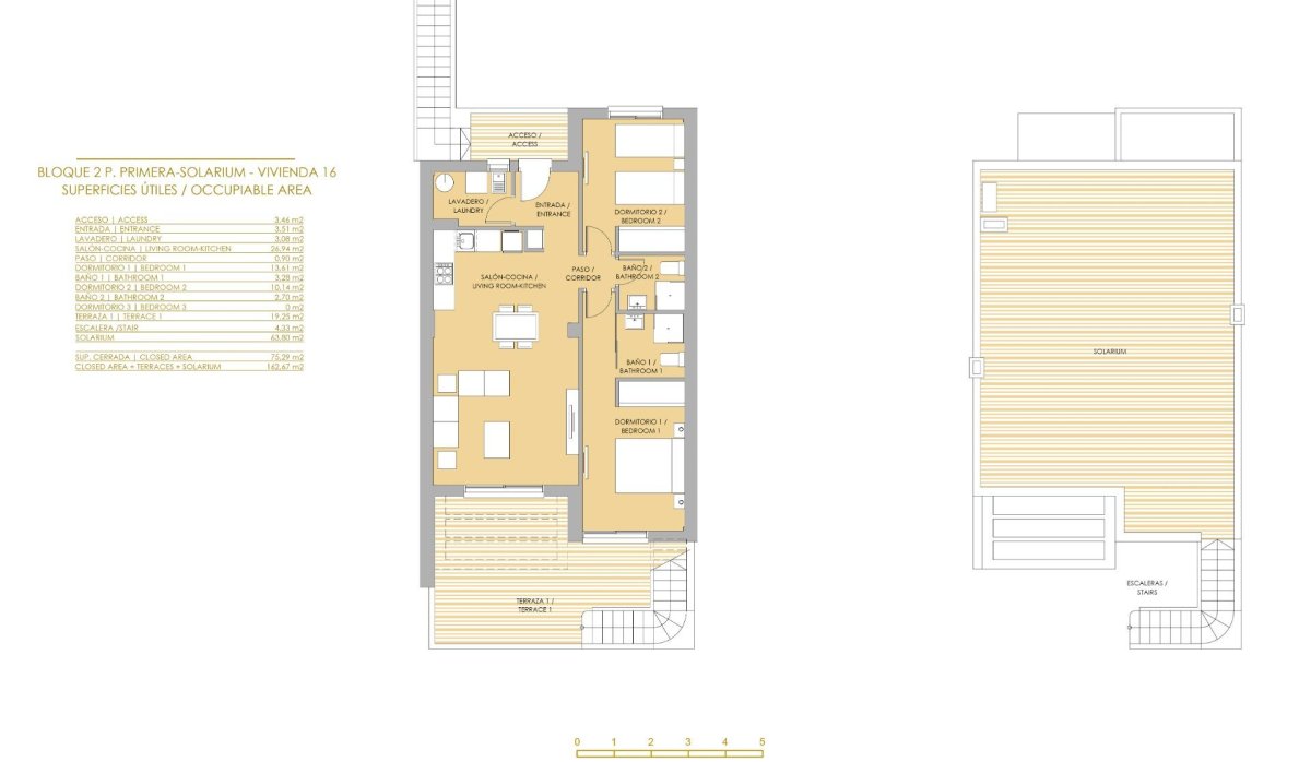 Nouvelle construction - Top Floor Bungalow - Orihuela - Vistabella Golf