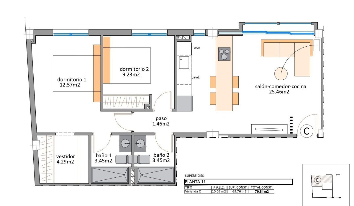 Nouvelle construction - Appartement - San Pedro del Pinatar - Lo Pagan