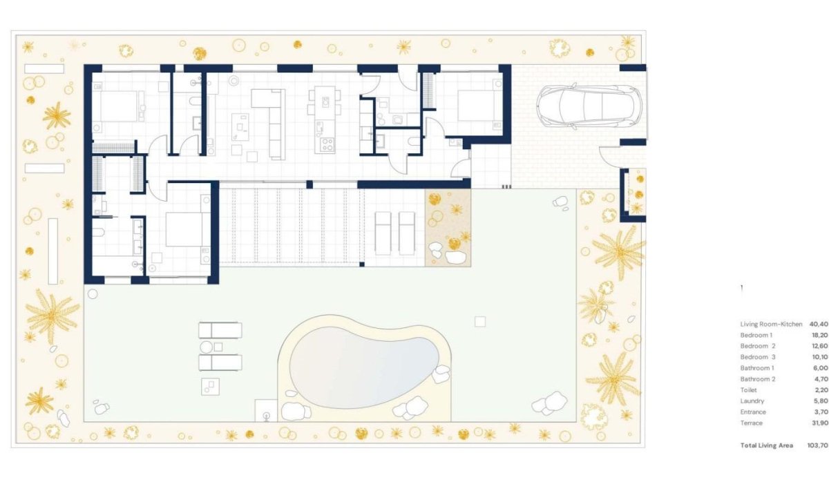 Nouvelle construction - Villa - Baños y Mendigo - Altaona Golf