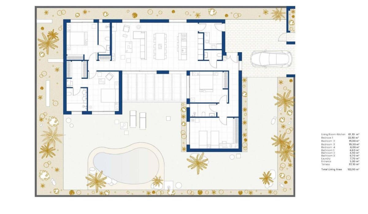 Nouvelle construction - Villa - Baños y Mendigo - Altaona Golf