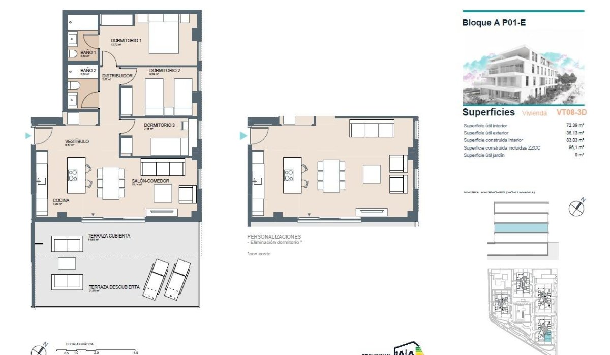 Nouvelle construction - Appartement - Benicassim - Almadraba