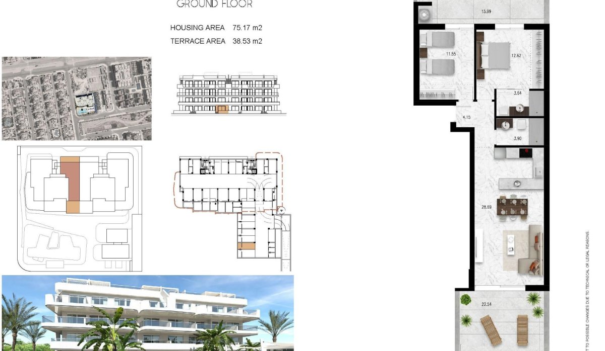 Obra nueva - Apartamento / piso - Orihuela Costa - Lomas de Cabo Roig