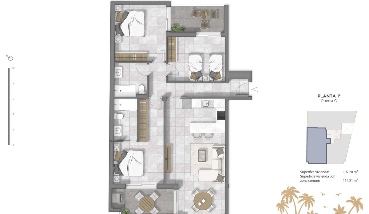 Nouvelle construction - Appartement - Guardamar del Segura - Pueblo