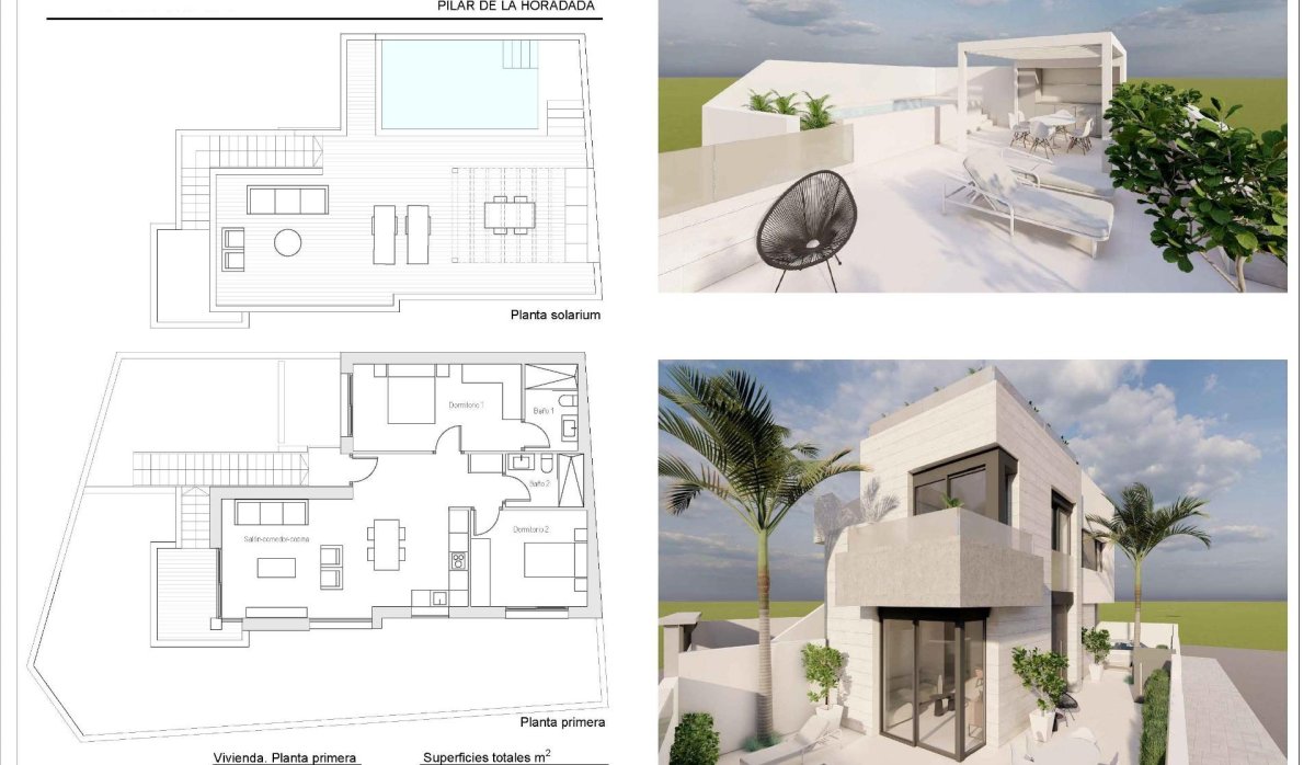 Nouvelle construction - Bungalow - Pilar de la Horadada - pueblo