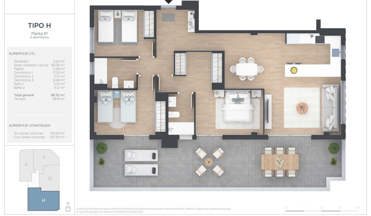 Nouvelle construction - Attique - Alicante - Benalua