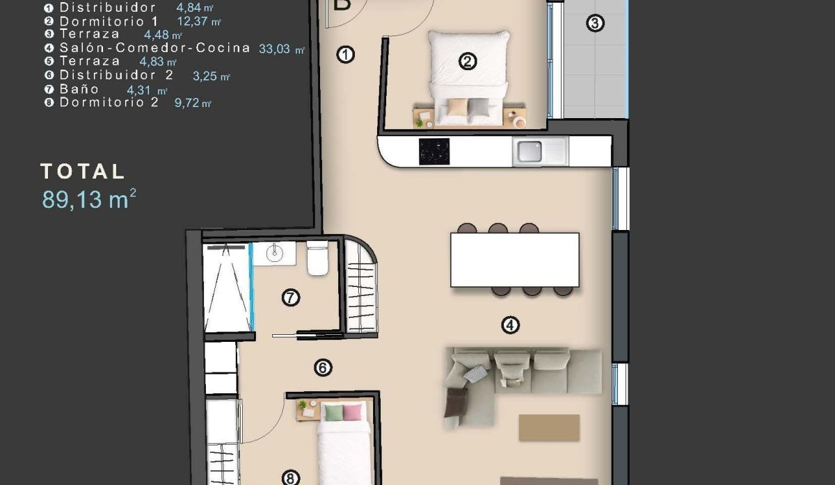 Nouvelle construction - Appartement - Torrevieja - Centro