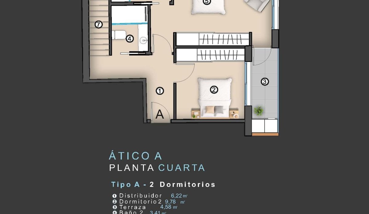 Nouvelle construction - Attique - Torrevieja - Centro