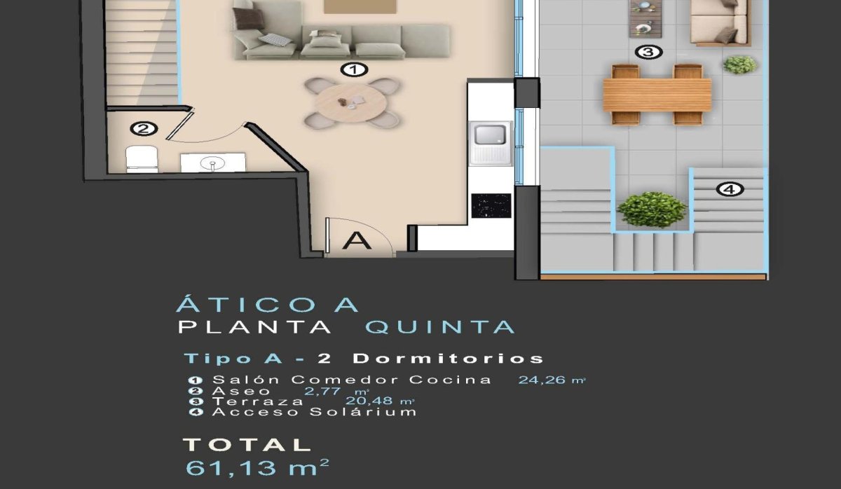 Nouvelle construction - Attique - Torrevieja - Centro