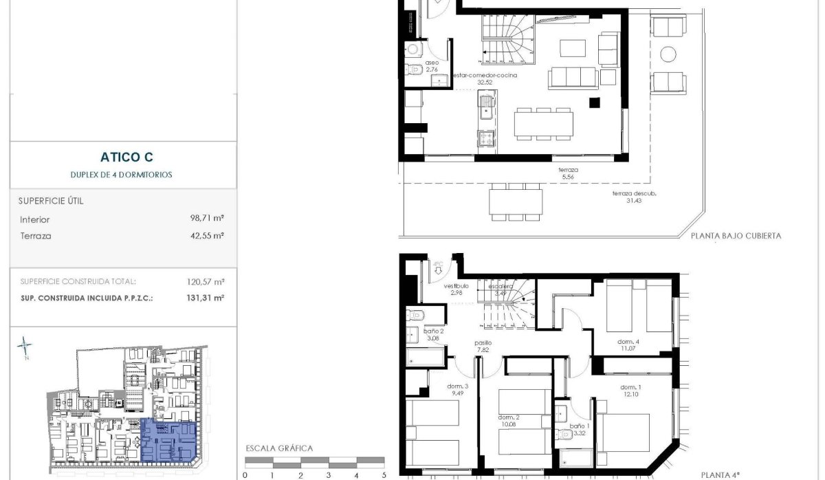 Nouvelle construction - Attique - Murcia - Centro