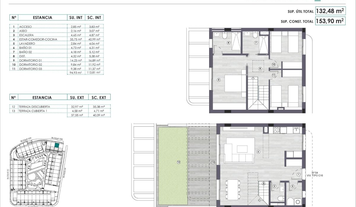 Nouvelle construction - Attique - Monforte del Cid - Alenda Golf