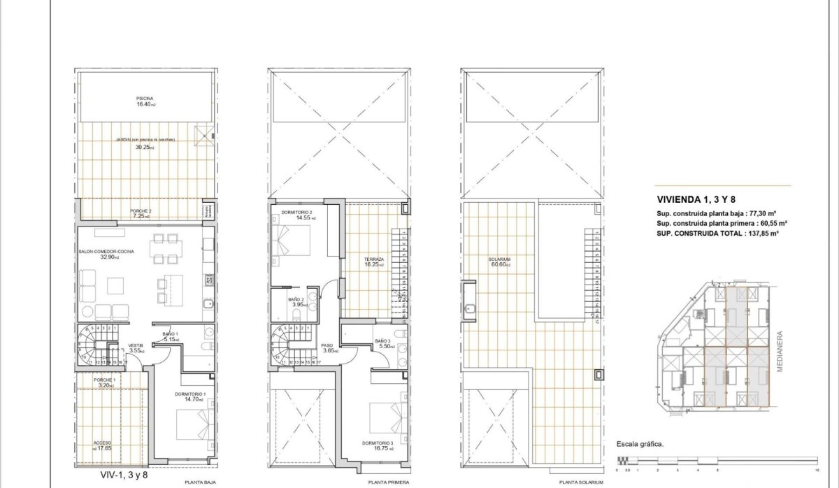 Obra nueva - Villa - San Javier - pueblo