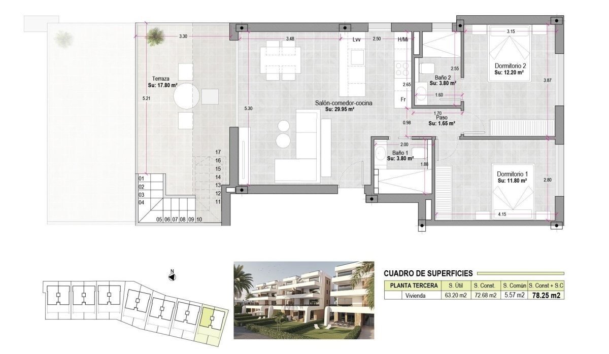 Nouvelle construction - Attique - Alhama De Murcia - Condado De Alhama