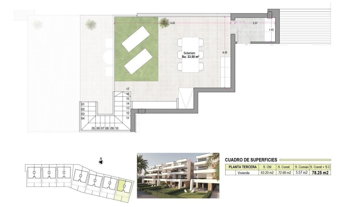Nouvelle construction - Attique - Alhama De Murcia - Condado De Alhama