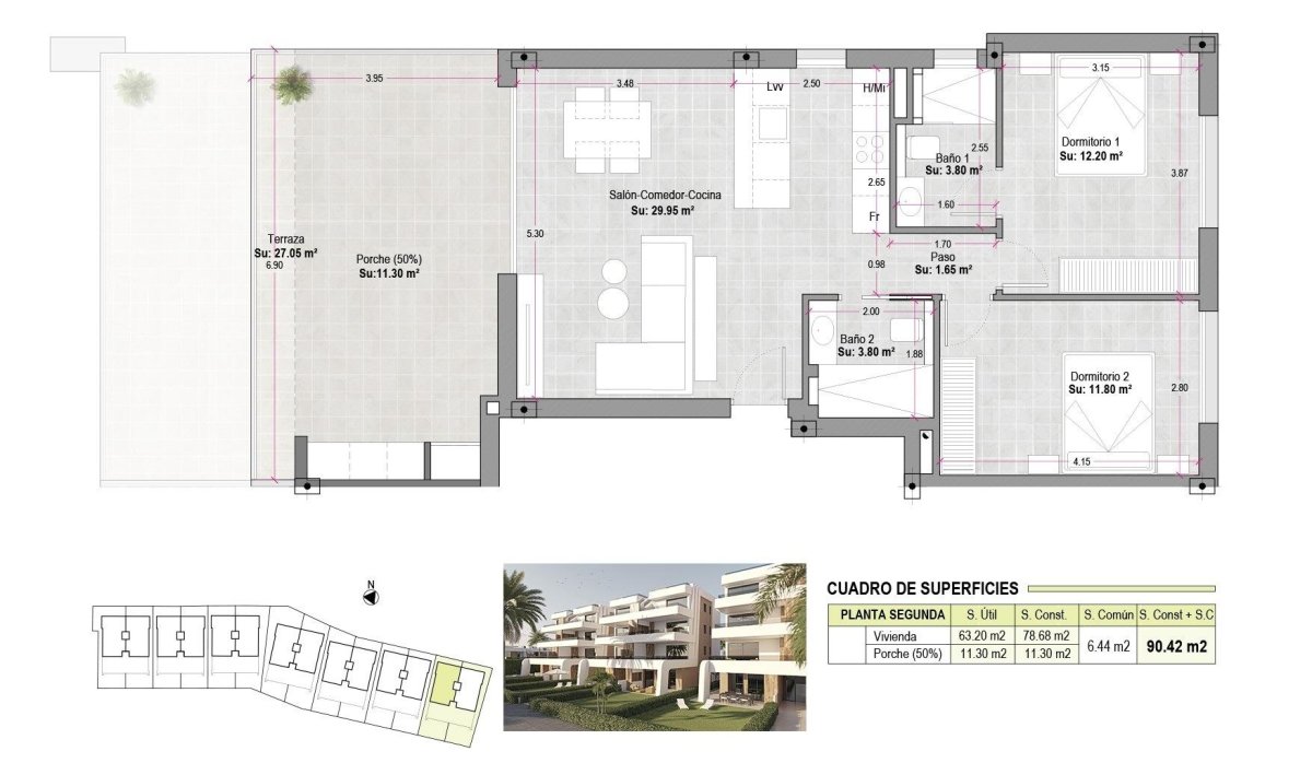 Nouvelle construction - Appartement - Alhama De Murcia - Condado De Alhama