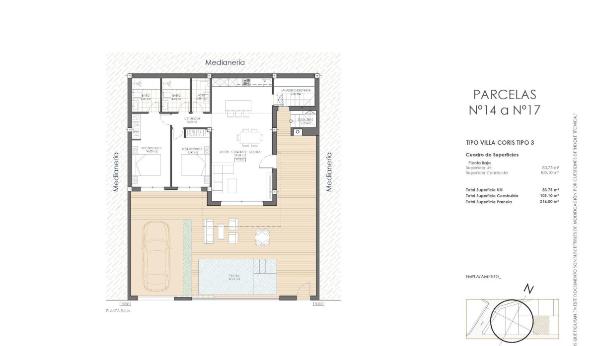 Obra nueva - Villa - San Juan de los Terreros - San Juan De Los Terreros