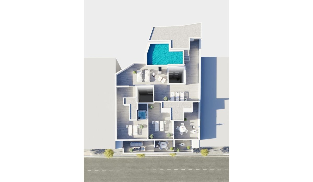 Nouvelle construction - Attique - Torrevieja - Centro