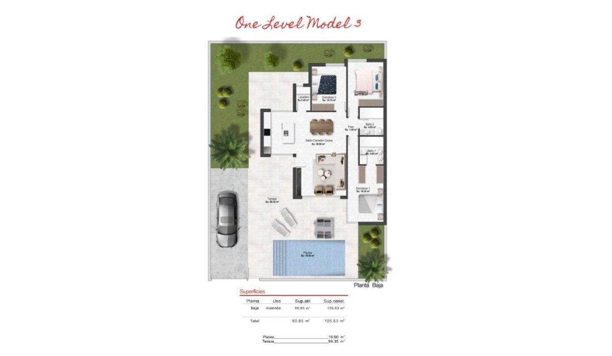 Nouvelle construction - Villa - Baños y Mendigo - Altaona Golf