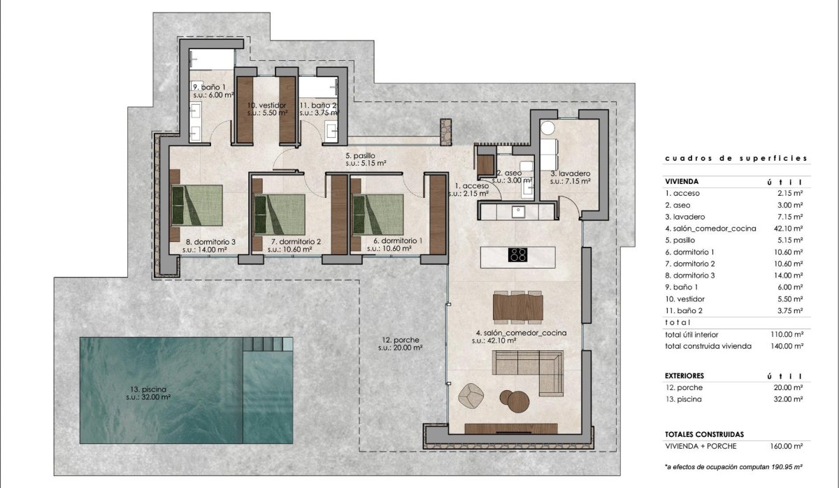 Obra nueva - Villa - Pinoso - Lel