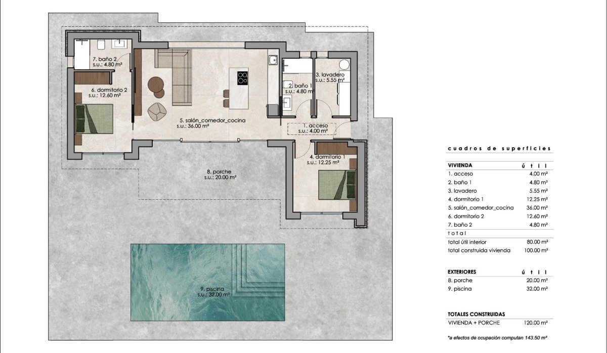 Obra nueva - Villa - Pinoso - Lel