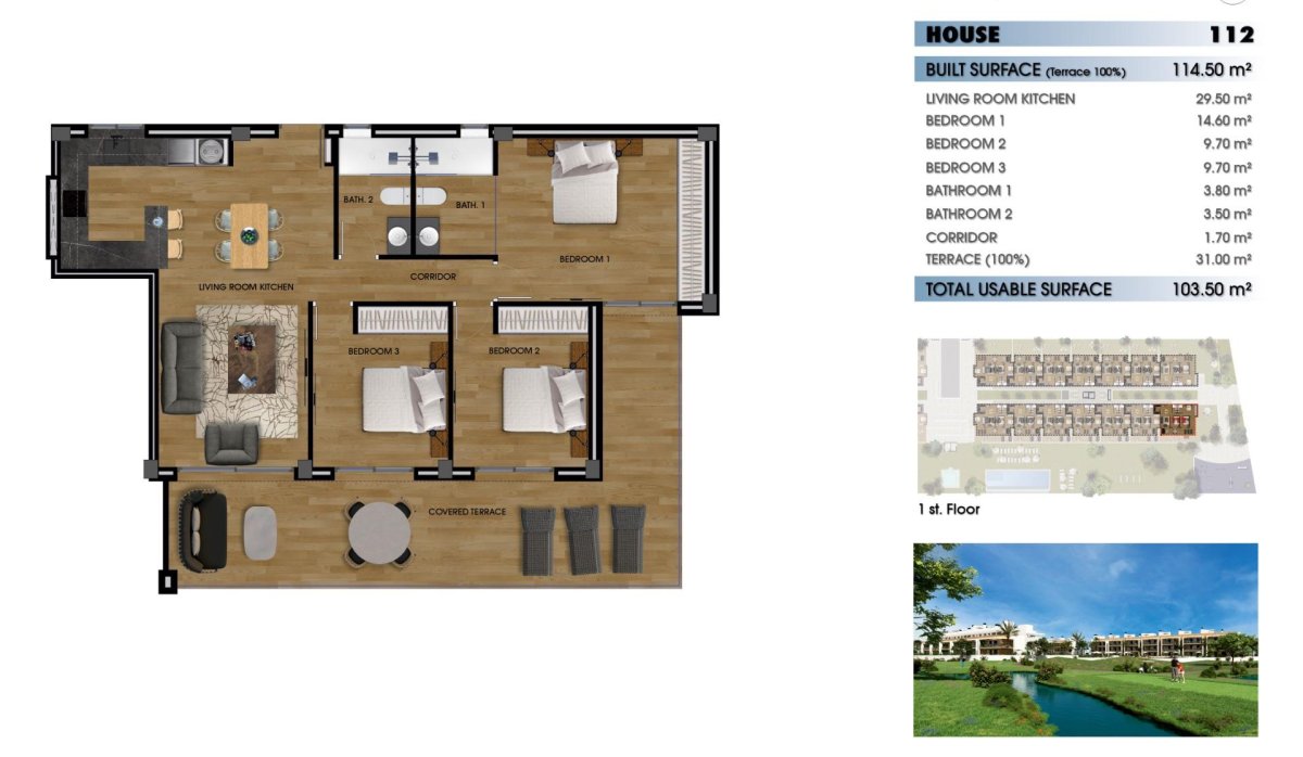 New Build - Apartment / flat - Los Alcazares - La Serena Golf
