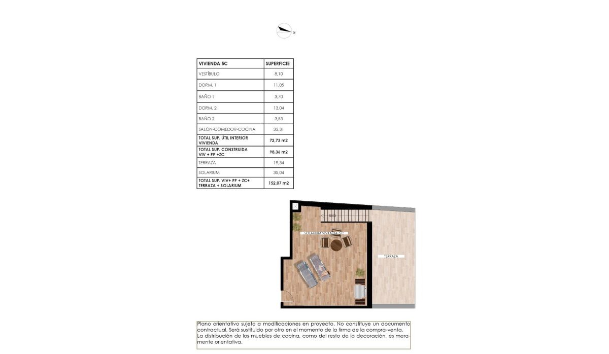 Obra nueva - Ático - Torrevieja - Parque de las Naciones