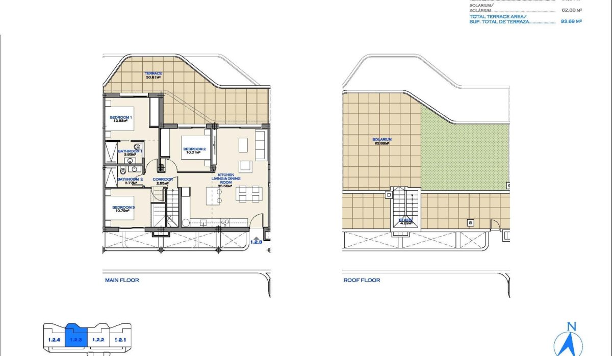 Nouvelle construction - Attique - Los Alcazares - Serena Golf