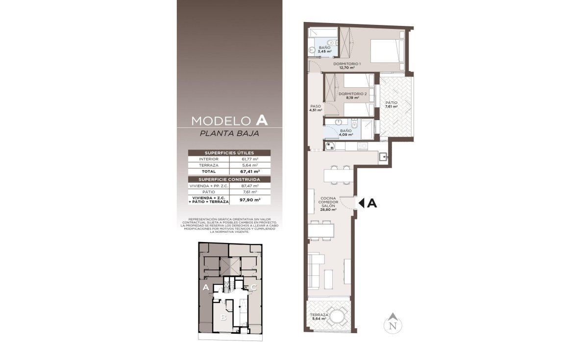Nouvelle construction - Appartement - Torrevieja - Playa de El Cura