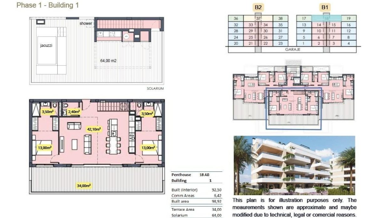 Nouvelle construction - Attique - Torre Pacheco - Santa Rosalia Lake And Life Resort