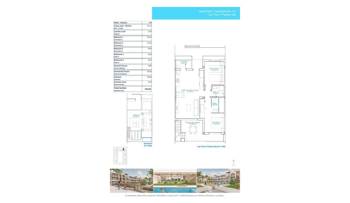 Nouvelle construction - Attique - Pilar de la Horadada - Playa de las Higuericas