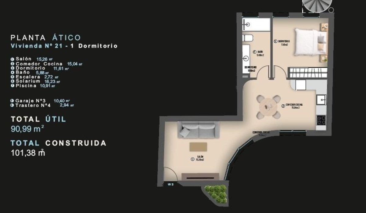 Nouvelle construction - Attique - Torrevieja - Centro