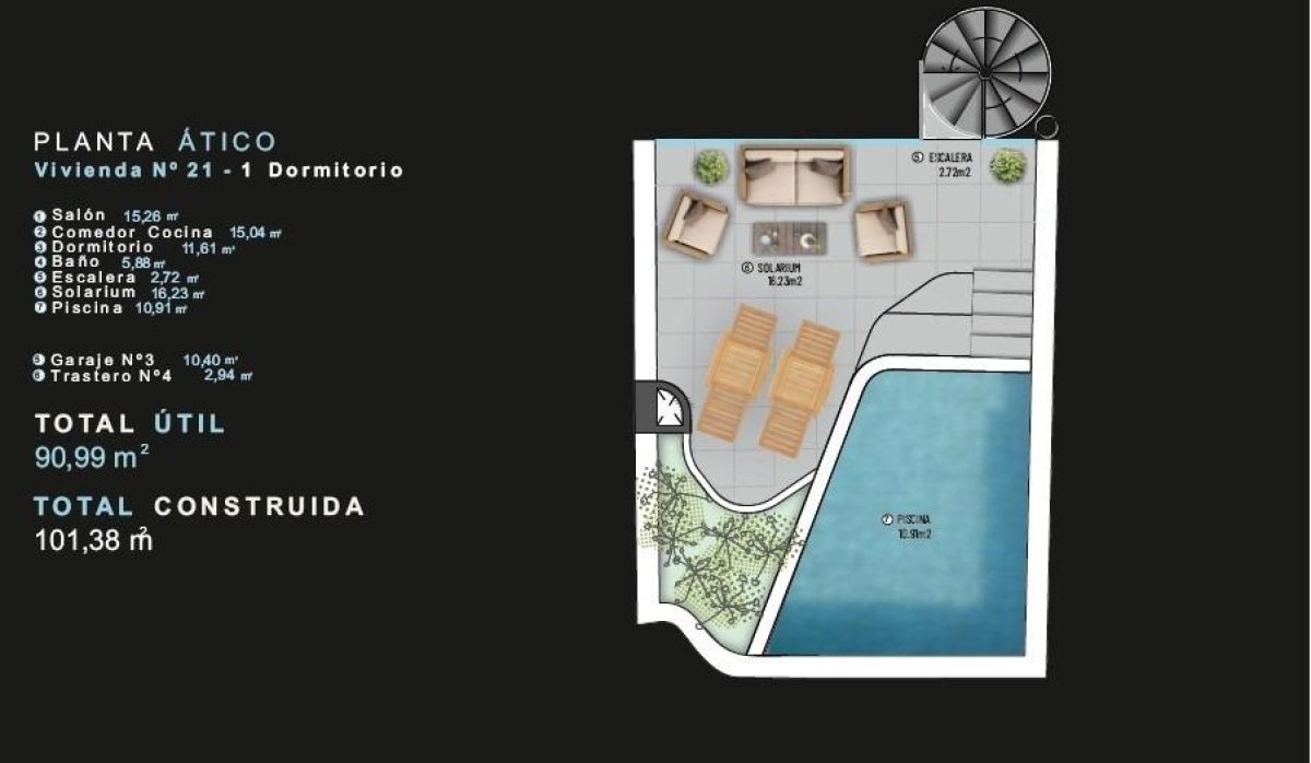 Nouvelle construction - Attique - Torrevieja - Centro