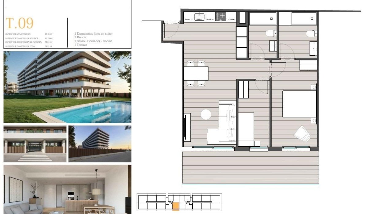 Nouvelle construction - Appartement - Moncofa - Playa de Moncofa
