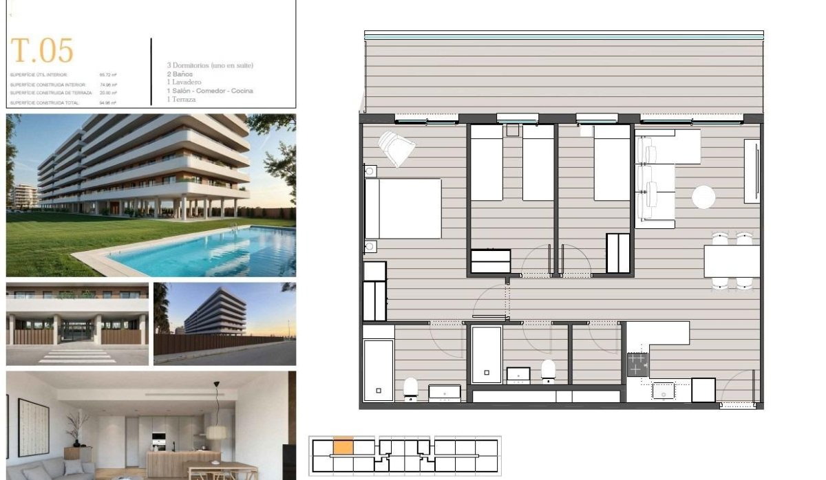 Nouvelle construction - Appartement - Moncofa - Playa de Moncofa