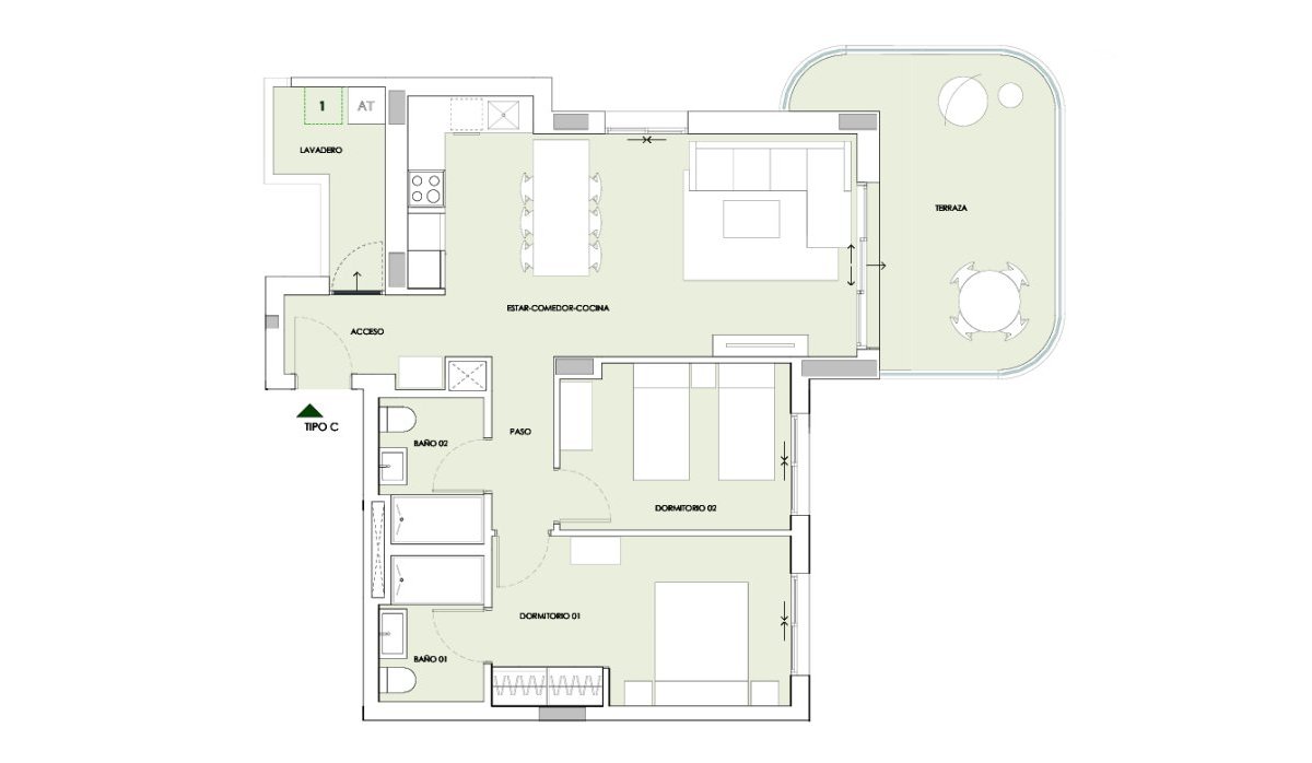 Resale - Apartment / flat - Calpe - Playa Arenal Bol