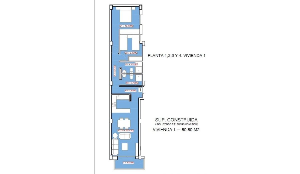 Nouvelle construction - Appartement - Torrevieja - Playa El Acequión