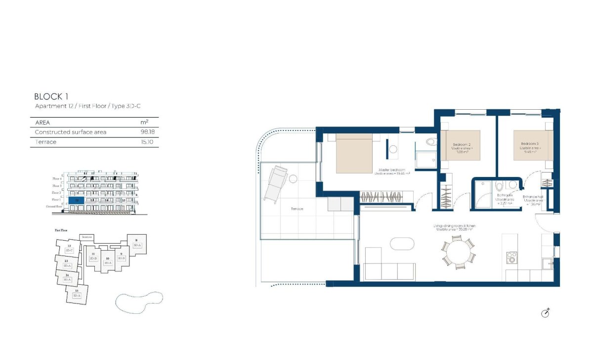 New Build - Apartment / flat - Baños y Mendigo - El Valle Golf