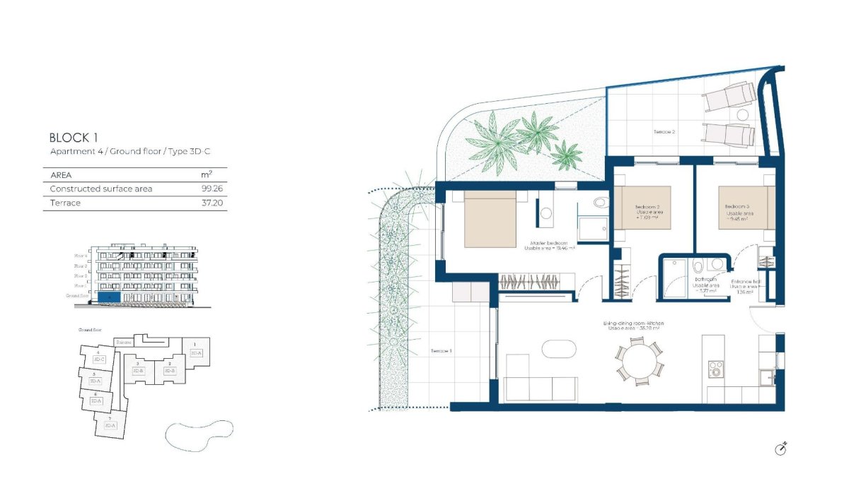 New Build - Apartment / flat - Baños y Mendigo - El Valle Golf