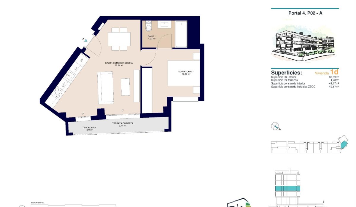 Nouvelle construction - Appartement - Alicante - San Agustín-PAU 2
