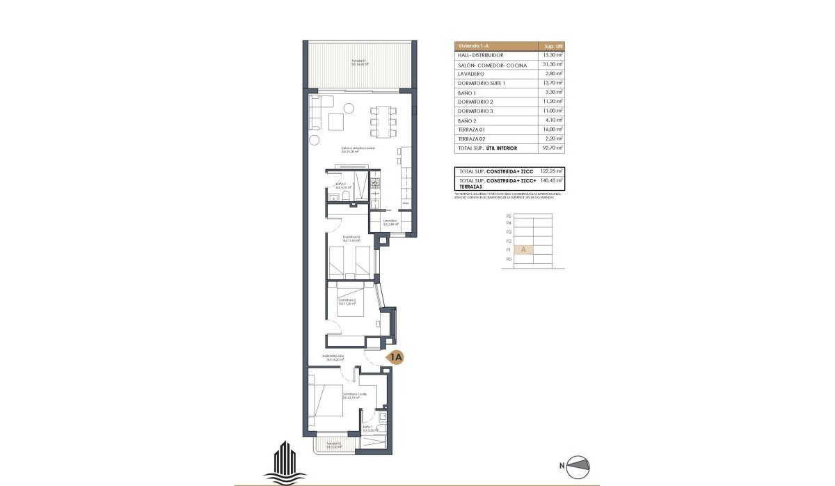 Nouvelle construction - Appartement - Guardamar del Segura - Pueblo