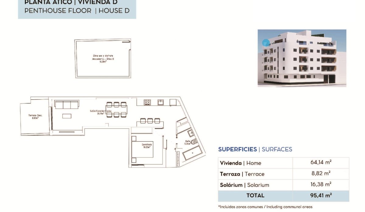 Nouvelle construction - Attique - Torrevieja - pueblo