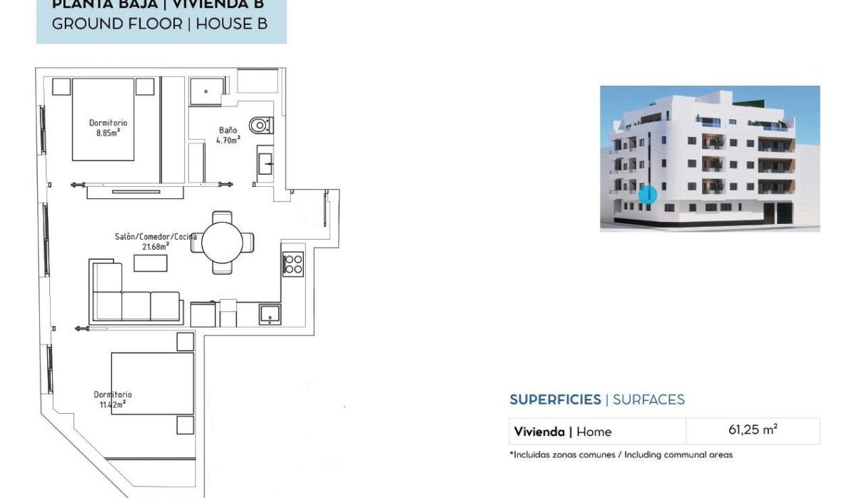 Obra nueva - Apartamento / piso - Torrevieja - pueblo