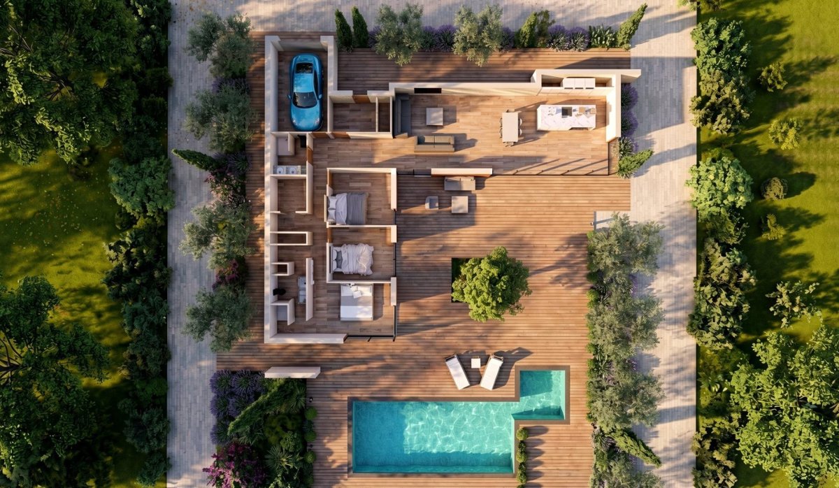 Obra nueva - Villa - Pinoso - Casas Pastor