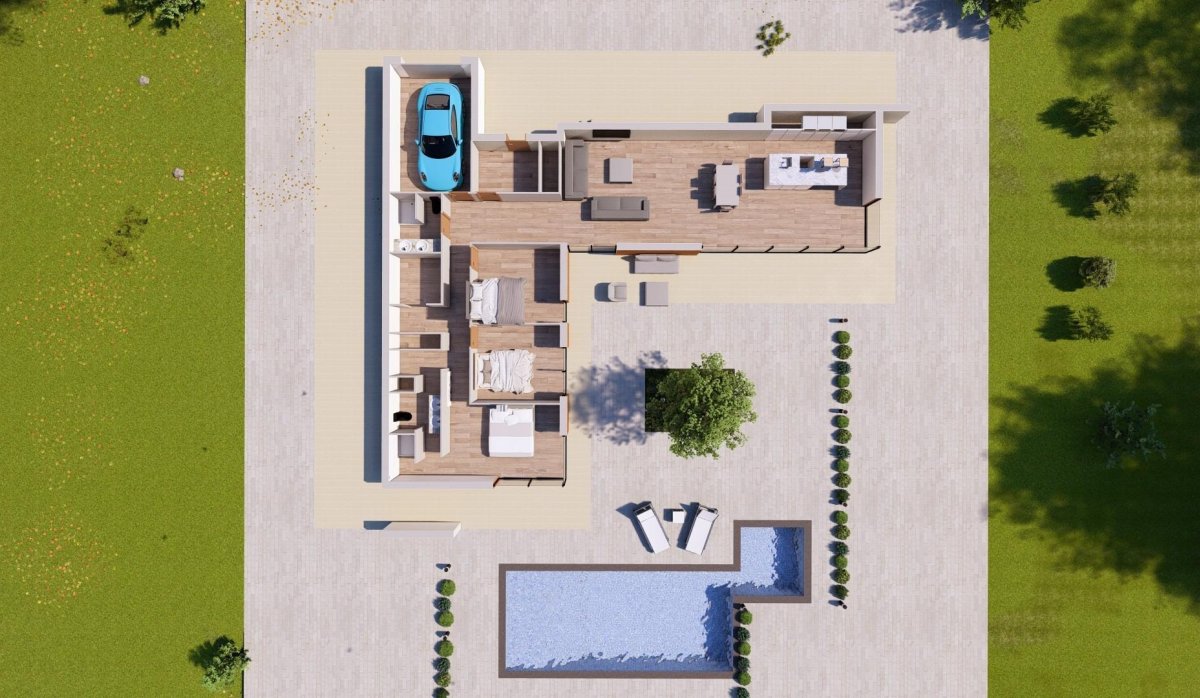 Obra nueva - Villa - Pinoso - Casas Pastor